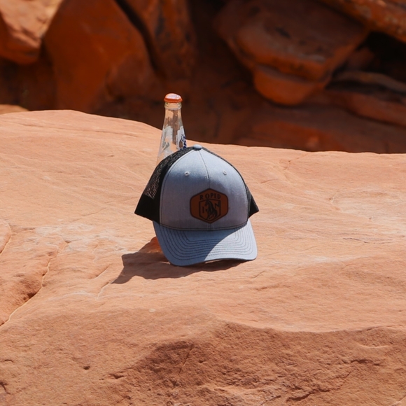 Gray and Black Roped In Cap - Picture 2 of 4